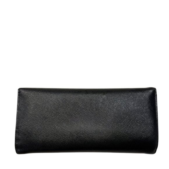 Prada Long Wallet in Black Saffiano Leather - Picture 2 of 6
